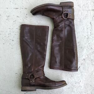 Frye Phillip harness boots 